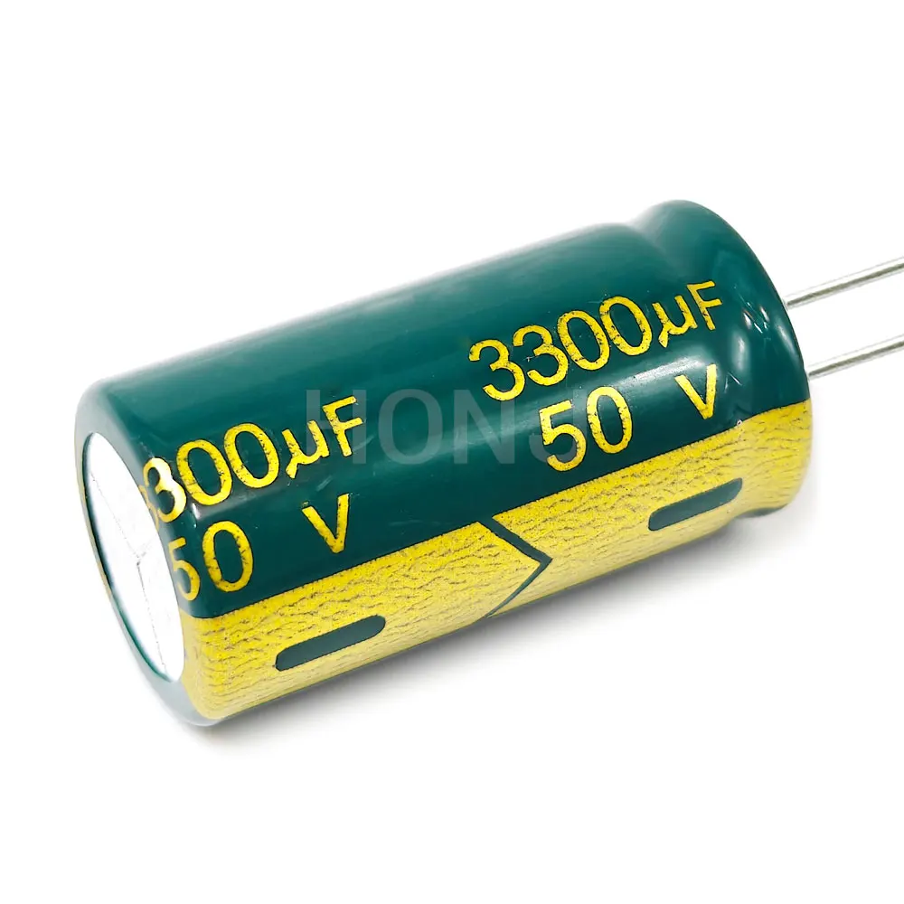 2PCS 50V3300uf  Aluminum Electrolytic Capacitor 3300uf50v 50v 3300uf 50V 3300mf 50vdc 3300MFD 50v3300mf 3300mf50v 18x35mm ±20%
