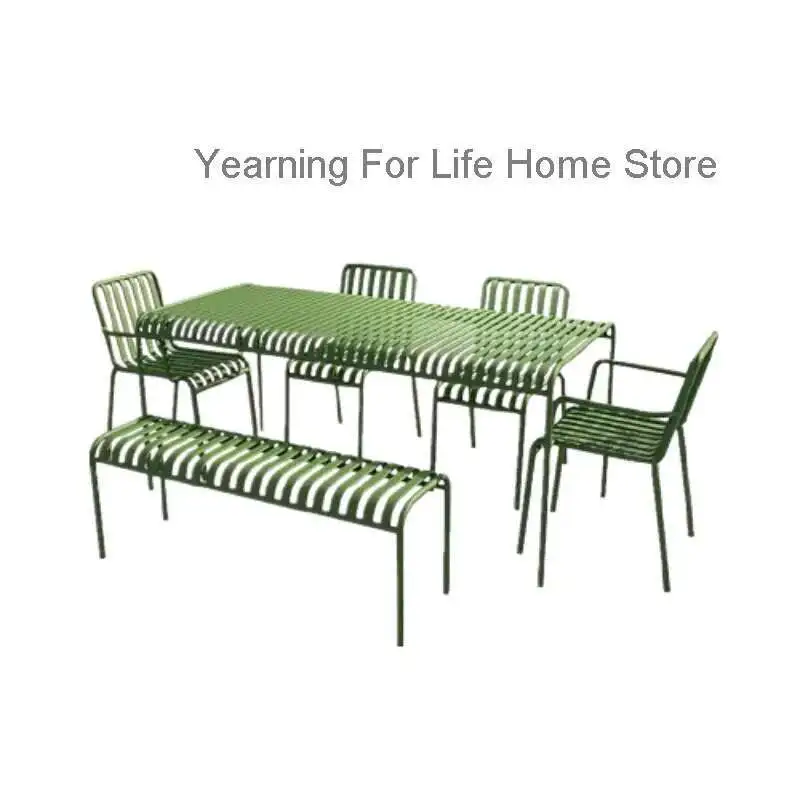 Outdoor Part Garden Sets Lounge Modern Homestay Material Patio Set Designer Gazebo Metal Meble Ogrodowe Garden Furniture Outdoor