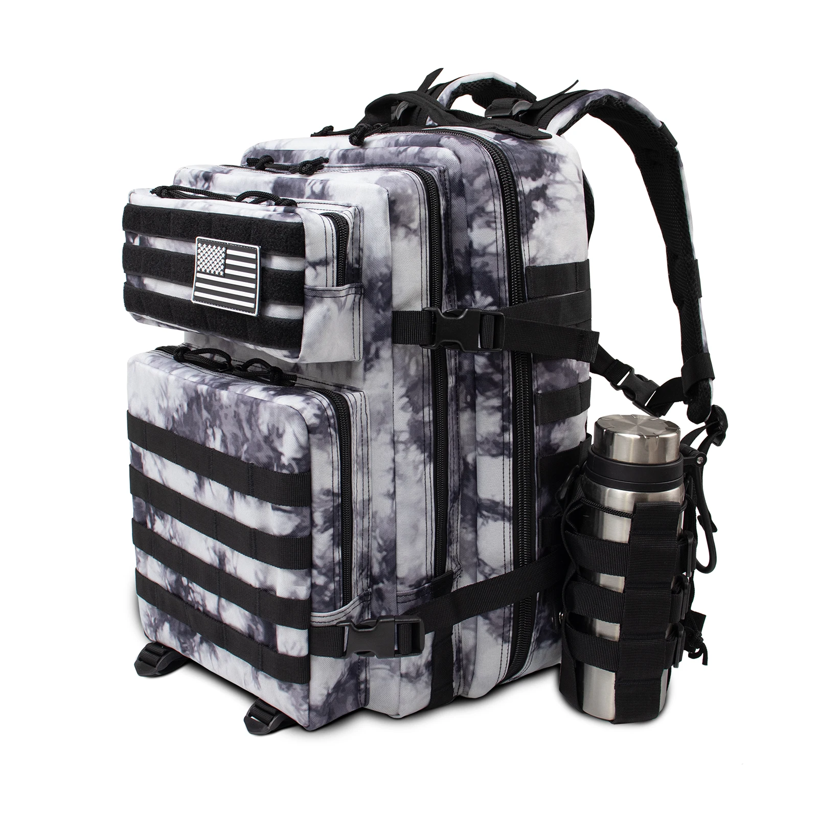 

School Bags Large Capacity Mens Waterproof Backpack Simple Multilayer 45L Men Tactical Backpack Softback Outdoor