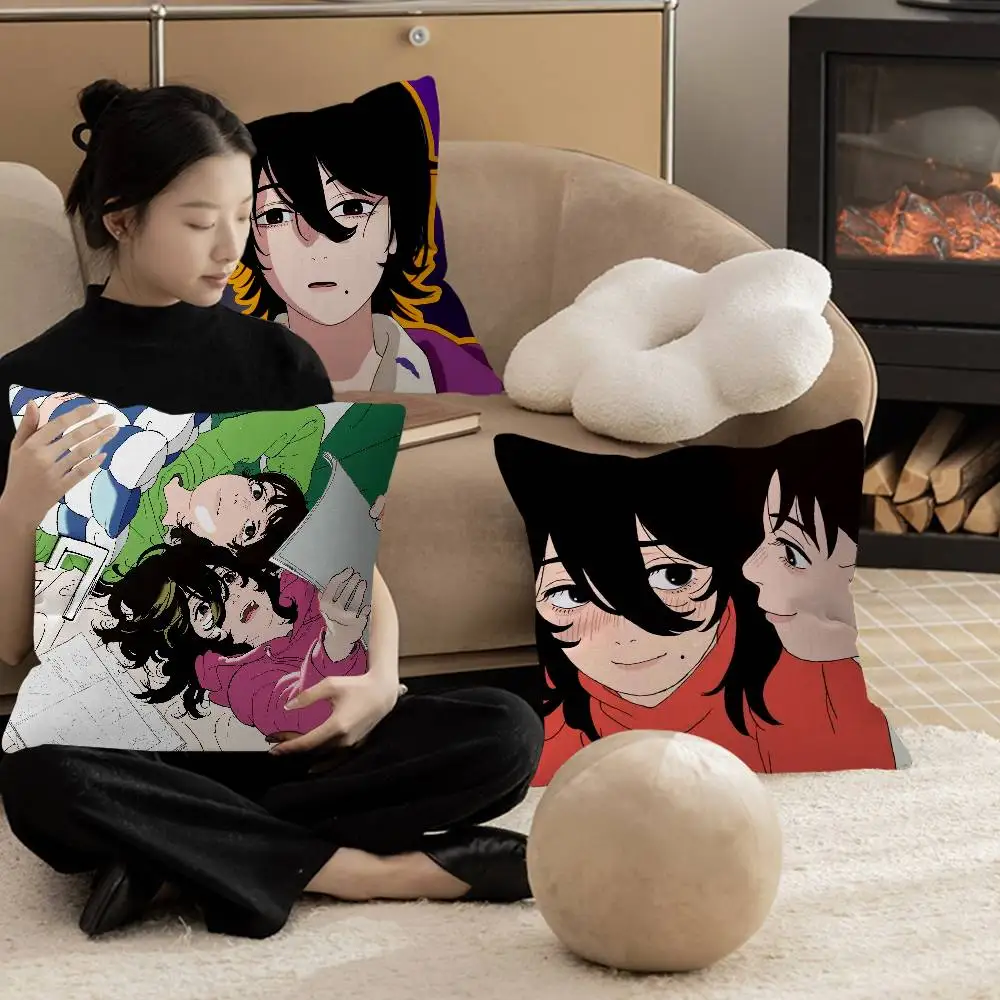 Anime Look Back Lucky Dragon pillow cover sofa cushion cover home room decoration children gift