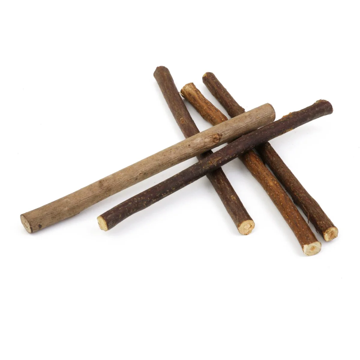 

100pcs 10Cm Long 0.5-0.8Cm Diameter Wood Color Rosewood Sticks For Diy Crafts Wedding Christmas Decorations Props Wooden Sticks