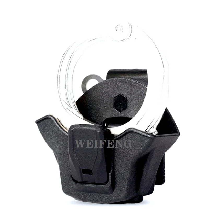 Funda tactica MOLLE PA66 para esposas y grilletes con tapa abierta
