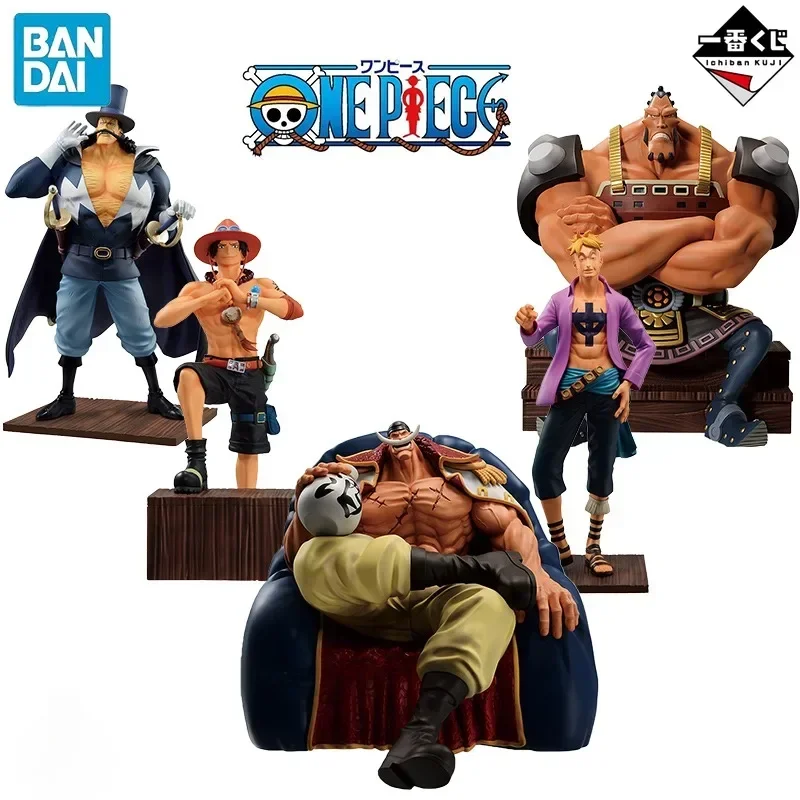 BANDAI Ichiban Kuji MASTERLISE EXPIECE One Piece Whitebeard Pirates Old Man and Sons Edward Newgate Ace Marco Jozu Vista