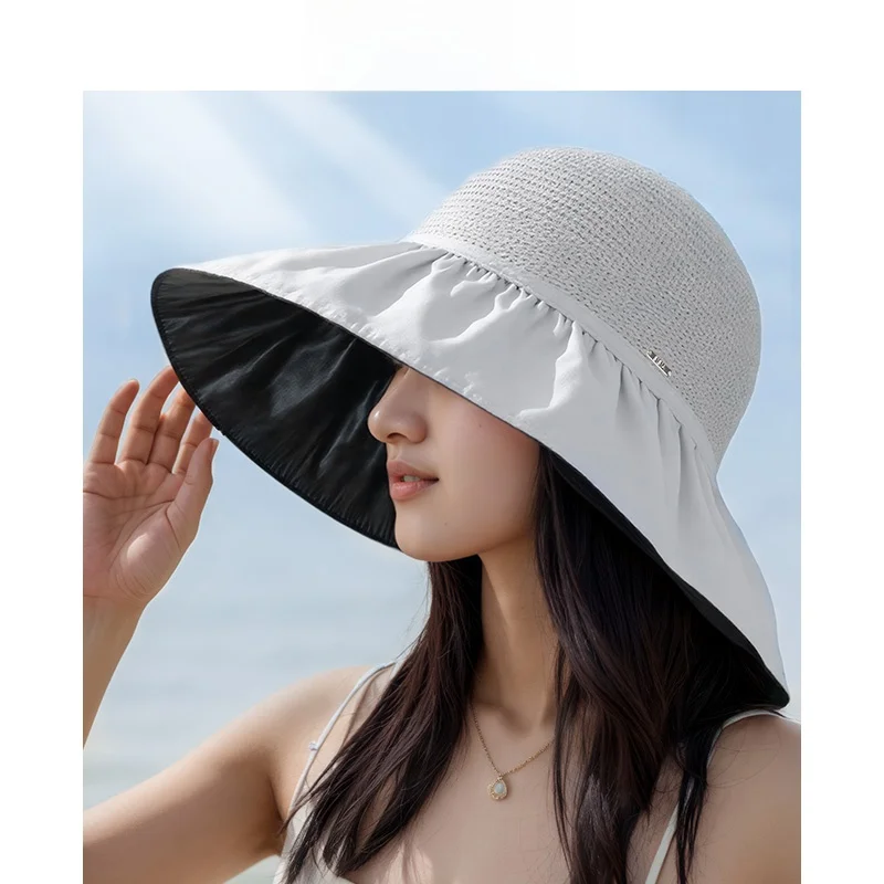 シシア-レディース-おしゃれ-日焼け止め帽子-uvカット-フルフェイス-フィッシングキャップ-スタイリッシュ-サマーハット-新作-2025年モデル