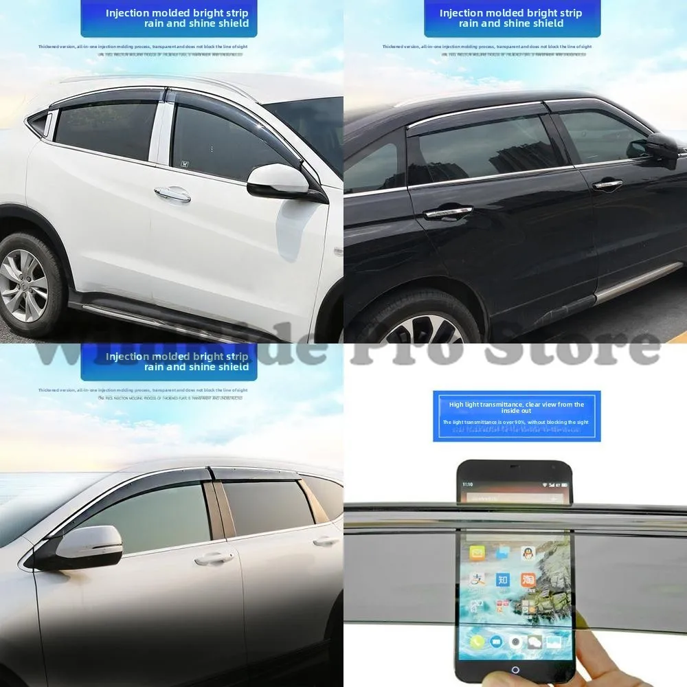

1 set rain visors for Honda Vezel XR V CRV Accord URV 07 12 19 window rain guards modification specific use