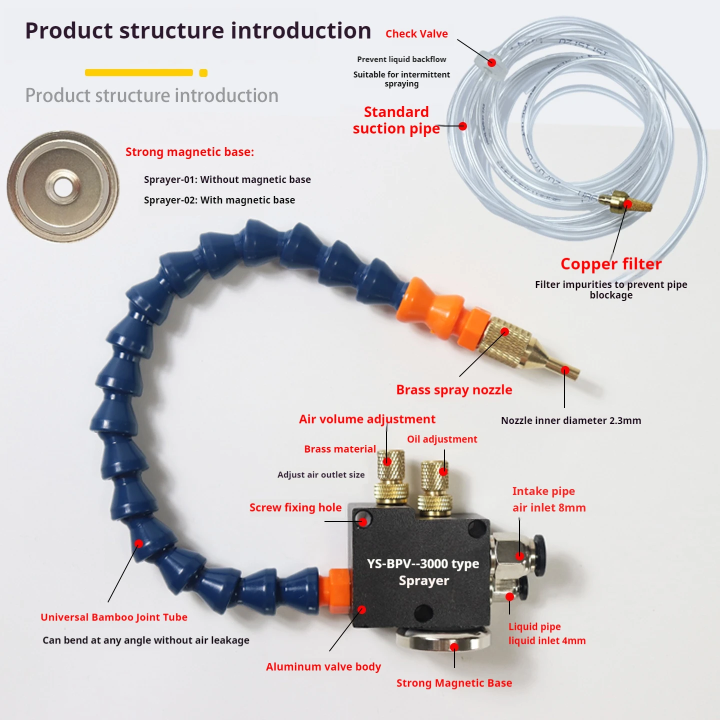 No-Leak Nebel Kühlmittel Schmierung Spray System Einheit Nebel Kühlung Sprayer CNC Drehmaschine Fräsen Bohrer Gravur Maschine Werkzeug