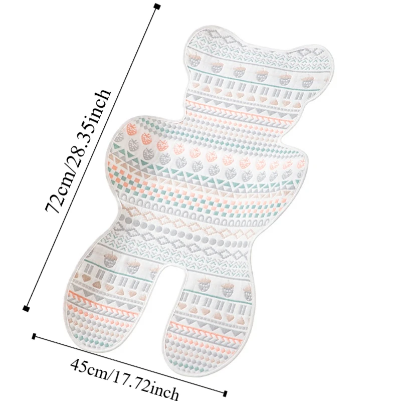 Universal Soft Baby Stroller Cooling Pad Cute Breathable Pushchair Car Mat Dining Chair Car Seat Baby Stroller Cushion Baby Care