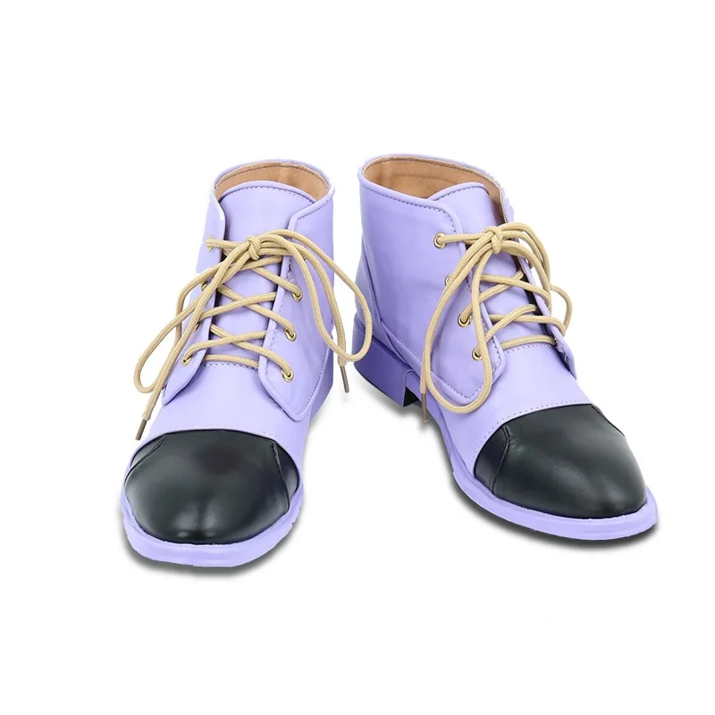 Chaussures de Cosplay en cuir PU, bottes de carnaval d'halloween, accessoires de Cosplay sur mesure, Anime JoJo Kujo Jotaro