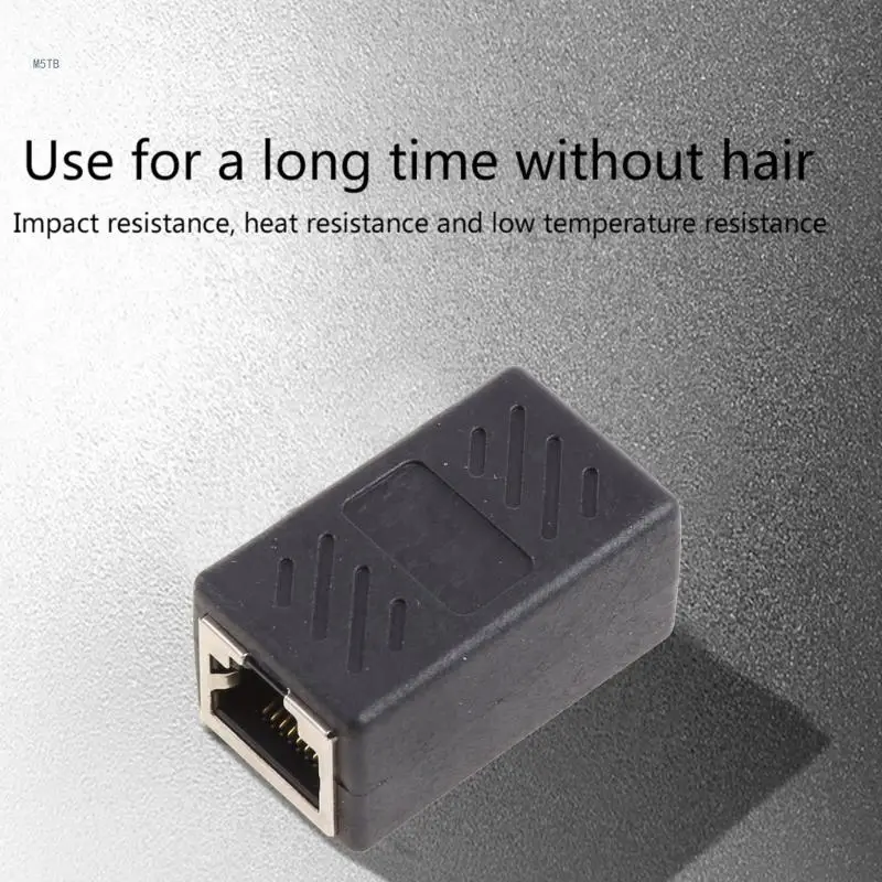 Female Straight-through for Head Rj45 Cable Connector Shielded Coupler Dropship