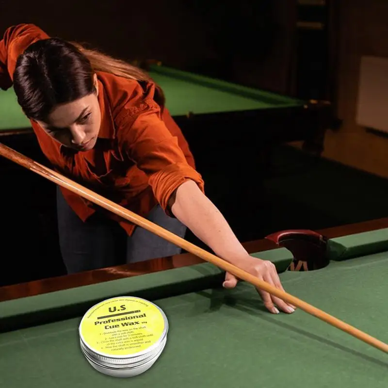 

Pool Stick Silky Shaft Wax Pool Cue Cleaner Pool Cue Slide Wax Billiards Equipment Pool Cue Shaft Cleaner Pool Cue Accessories