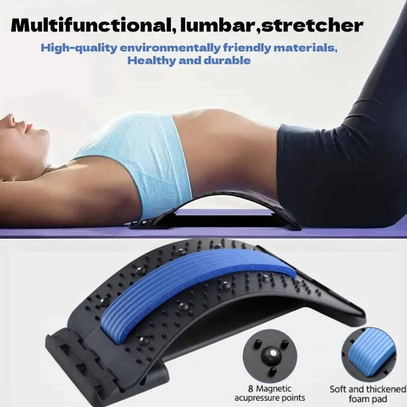 Deep Acupressure Back Massager Pain Relief Waist Massager 3-Position Adjustable Massage Cushion Spine Correction Back Massage