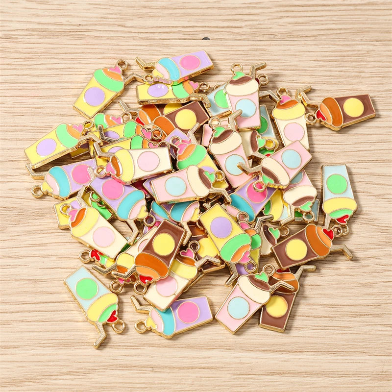 Food Zinc - 10 Buah 13X21Mm Liontin Jimat Minuman