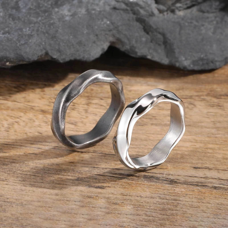 Vintage Mobius Ring Stainless Steel Fashion OL Men's Ring Jewelry