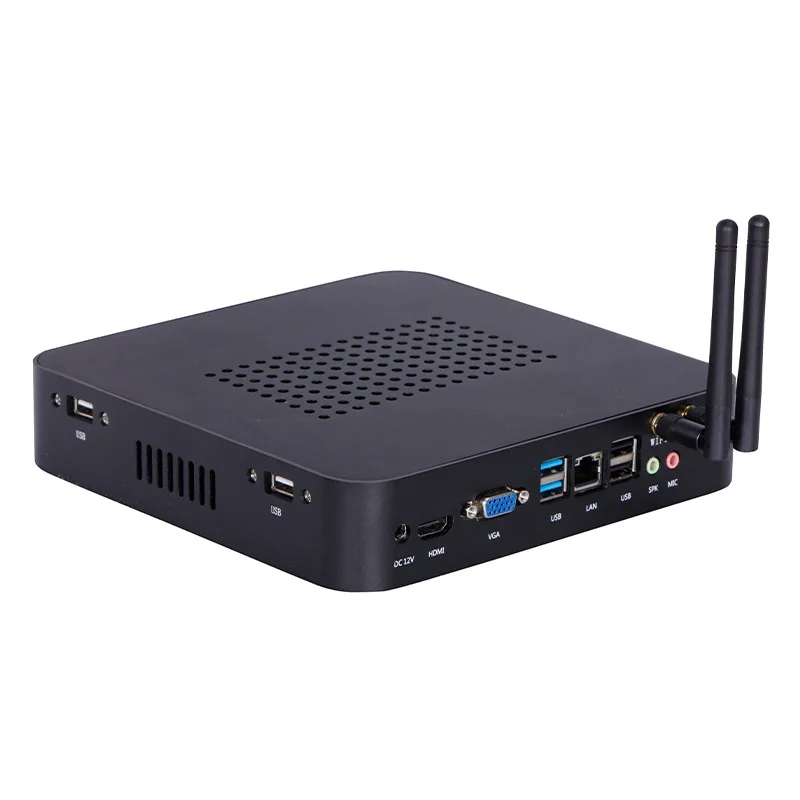 كمبيوتر صغير HD4600 i34010/i55200/i75500 مضيف كمبيوتر رفيع للغاية ومنخفض الطاقة HT