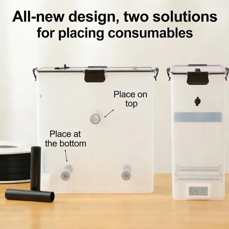 

Spacious Printer Material Holding Box Featuring Ventilation And Humidity Monitoring Function