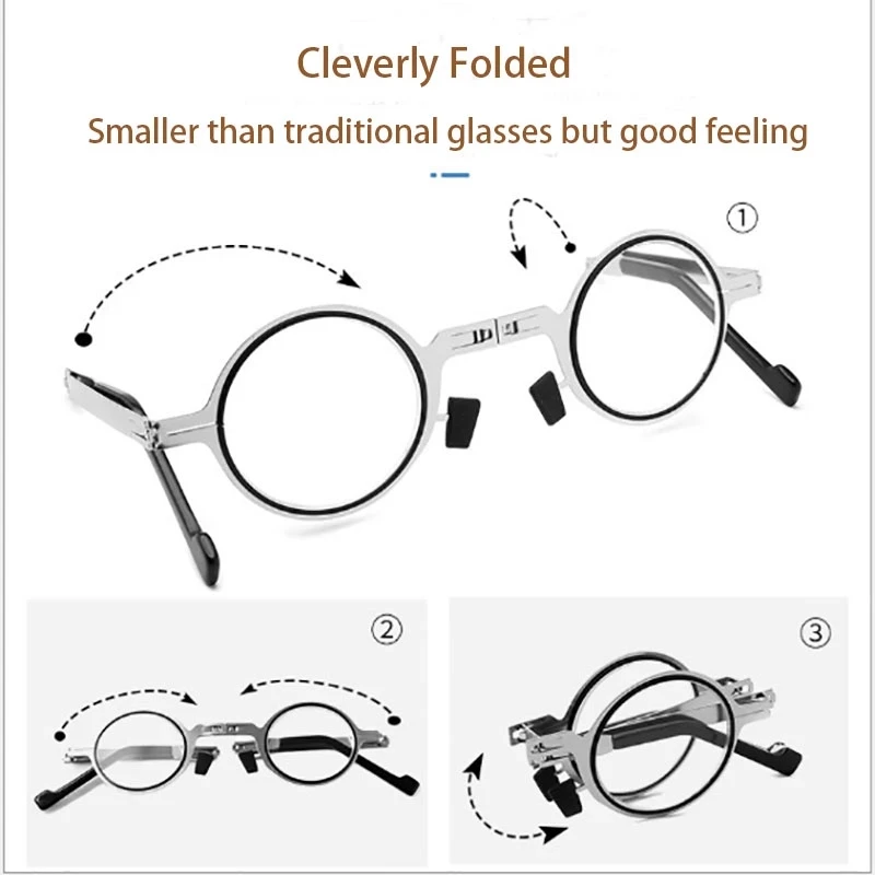 Vision Focus Adjustable TR90 Reading Glasses Myopia Eye Glasses -6D To +3D Variable Lens Correction Binocular Magnifying