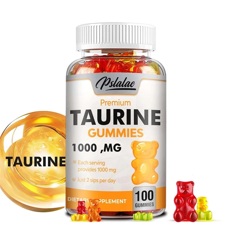 Taurine Gummies - Boosts Immunity, Supports Nervous System, Heart and Eye Health, Improves Athletic Performance, Fights Aging