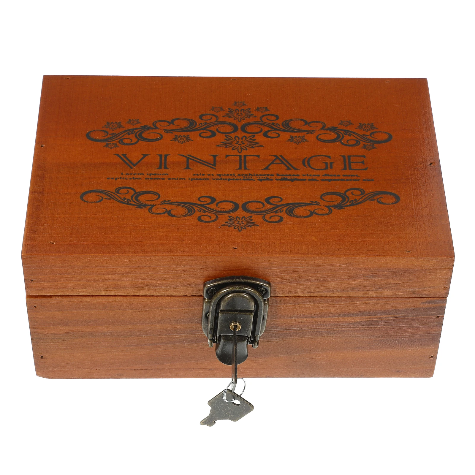 

Treasure Chest Jewelry Storage Case Retro Vintage Souvenir Box with Lock Organizer