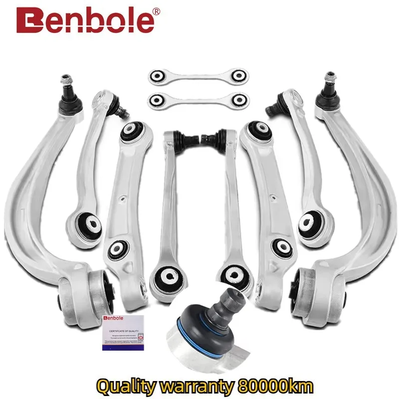 4M0407693E 4M0407693C 4M0407694C 4M0407694E 10 Pcs Front Upper Lower Control Arm For VW Touareg,AUDI A8L D5,A7,Q7,Q8 2018-2025