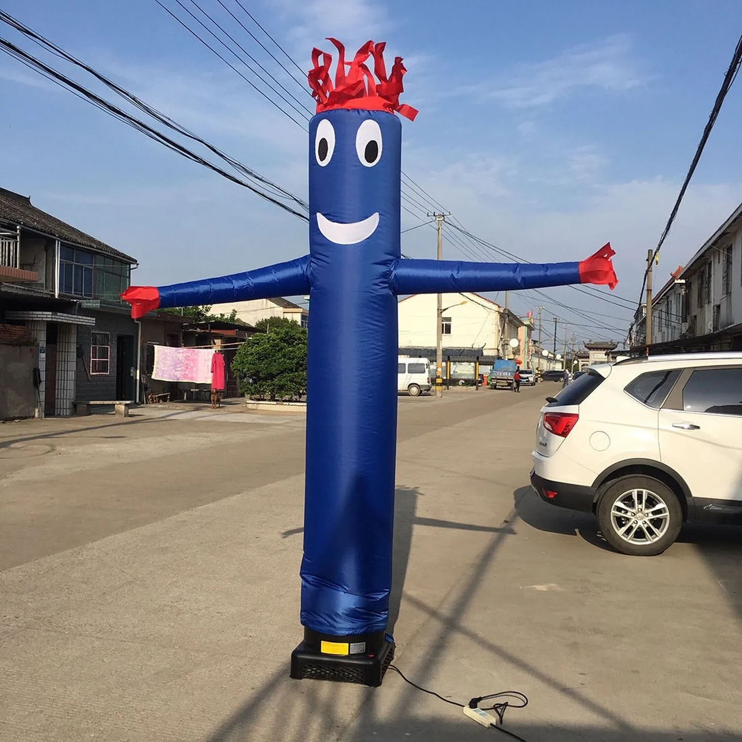 20-Foot Advertising Inflatable Tube Men's (No Blower) Giant Waving Arm Flying Puppet
