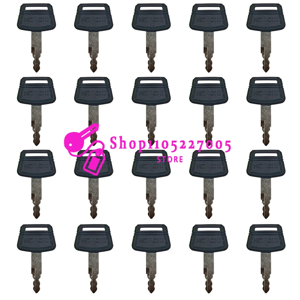 20/10/5/1PCS Nieuwe Sleutels met Logo Contactsleutel voor EX200 Motor Graafmachine