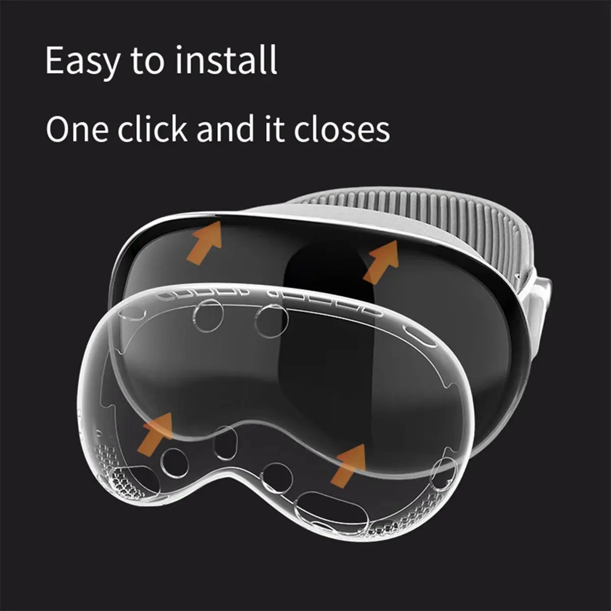 

【CHRISTMAS】для Vision Pro, комплект чехлов, силиконовый чехол для питания, очки VR, пылезащитный наглазник, ТПУ, многофункциональные удобные аксессуары VR A