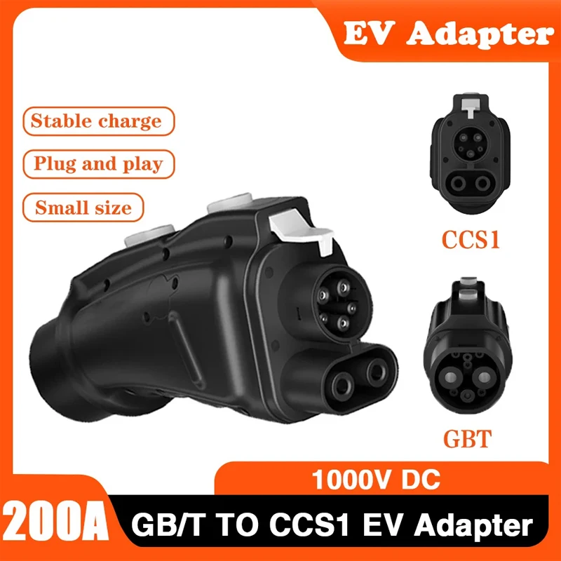 GBT To CCS1 DC Fast Vehicle Charging 1000V Electric Car Charging Adapter