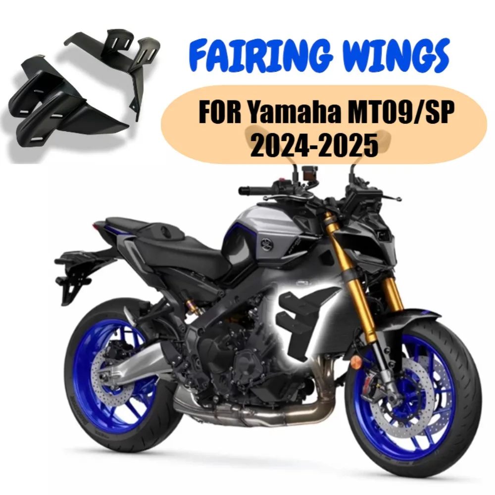 

For YAMAHA MT-09 / SP 2024 2025 Front Spoiler Lower Spoiler Flank MT09 Motorcycle Accessories Side Wing Side Spoiler Wingles