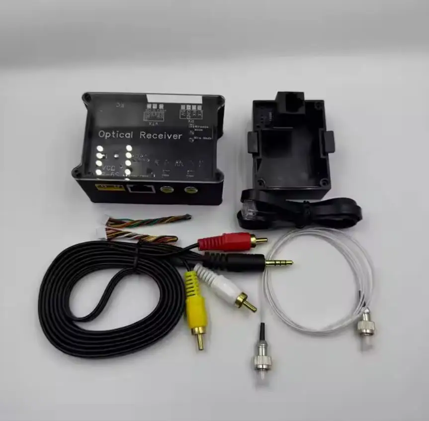 

10km Optical Fiber Image Data Module Relay Extender Module for FPV Drone RC Cars Support up to 20km of Wired Signal Transmission