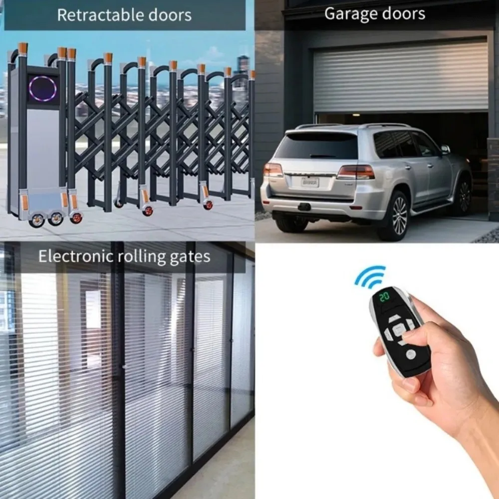 20-kanaals garagedeur afstandsbediening Oplaadbare Clone Gate Controller Multi Frequency RF Control Gate Key Duplicator