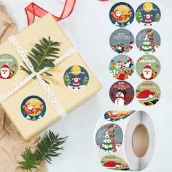 500Pcs Christmas Stickers Xmas Labels Stickers Decor Merry Christmas Decorations For Home 2024 Navidad Kerst New Year Gift 2025