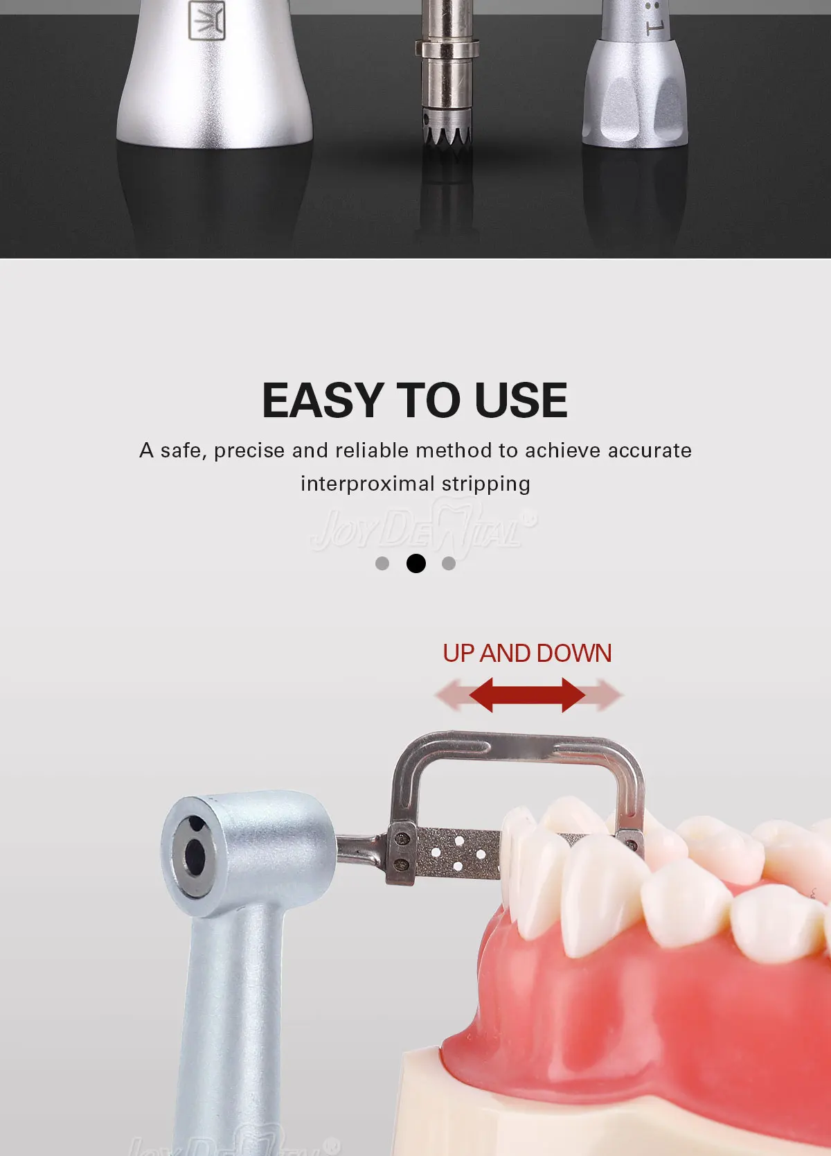 AZDENT Dental 4:1 Reduktions-Winkelstück Interproximale Polierstreifen 1:1 Interproximaler Polierer – Detail 24