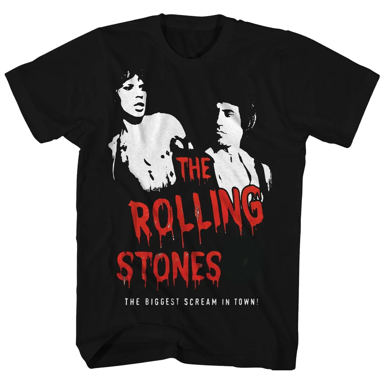 Street Fashion Rock Top Short Sleeve 1962 Rolling Stones The Rolling  Stones  Tshirt American Retro  Punk Men's Rock Top T-Shirt