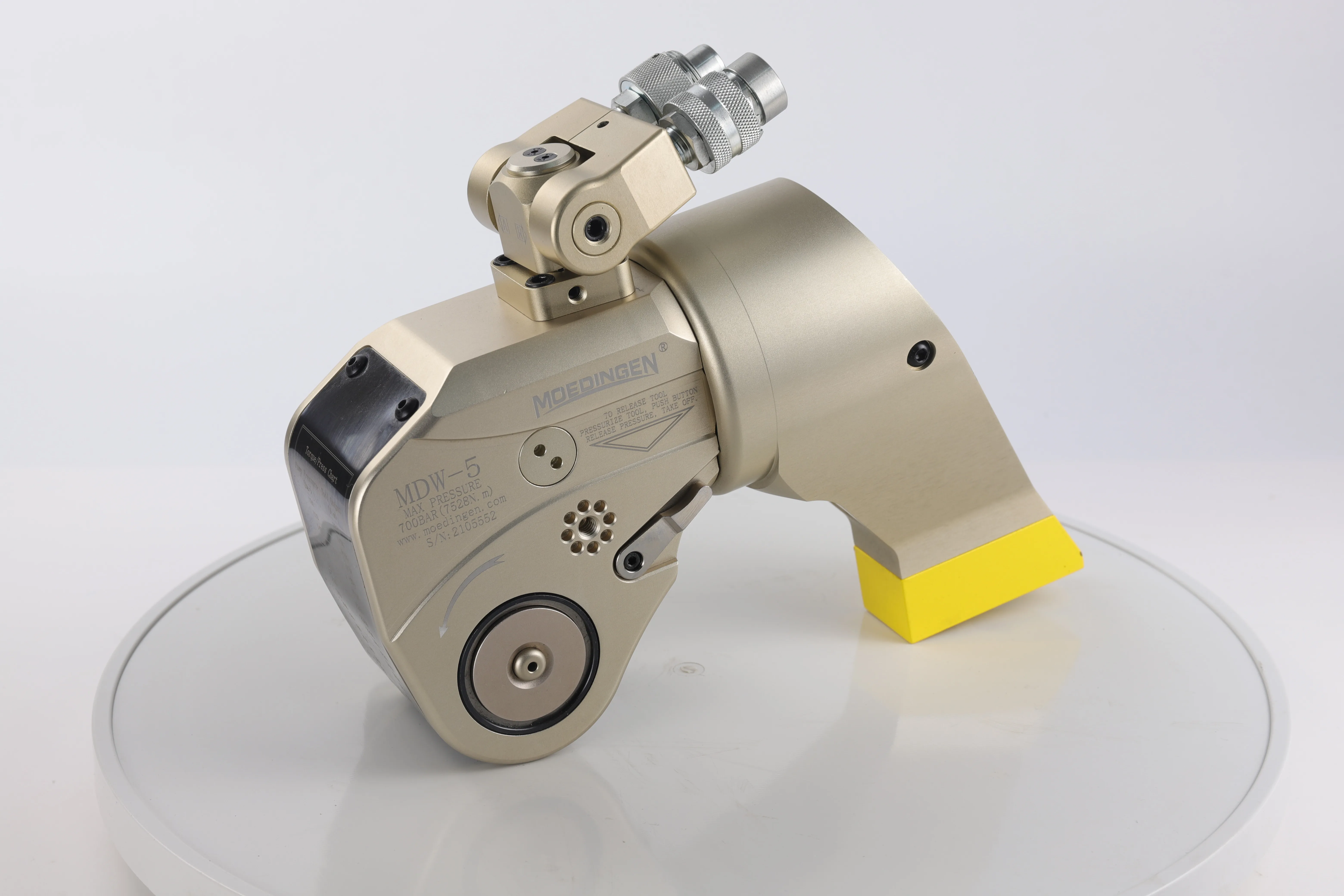 2026MDW-3 Hydraulic Drive Wrench One-way Ratchet Surface Rust Resistant Alloy Steel Material Torque Wrench Hydraulic Tools