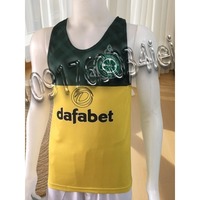 24-25 Summer Specials Latest Team Irish Fashion Sports Black and Yellow Double Side Vest Fan Sports Quick Drying Breathable