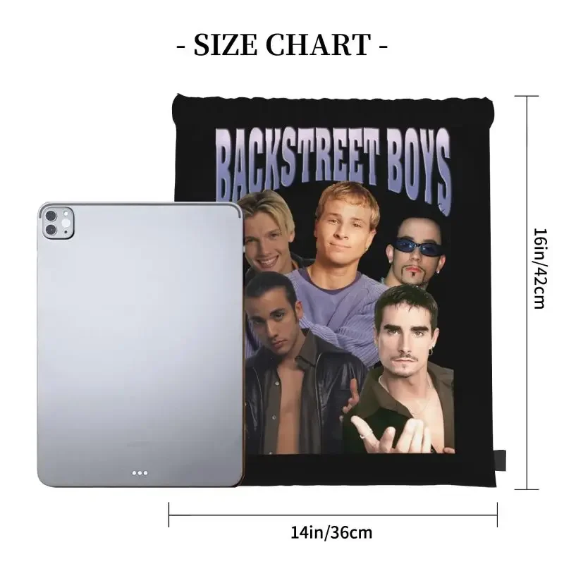 Vintage Backstreet Boys Music 2022 2023 Dna Tour Gift For Fan Drawstring Bags Gym Bag School Beach Bag
