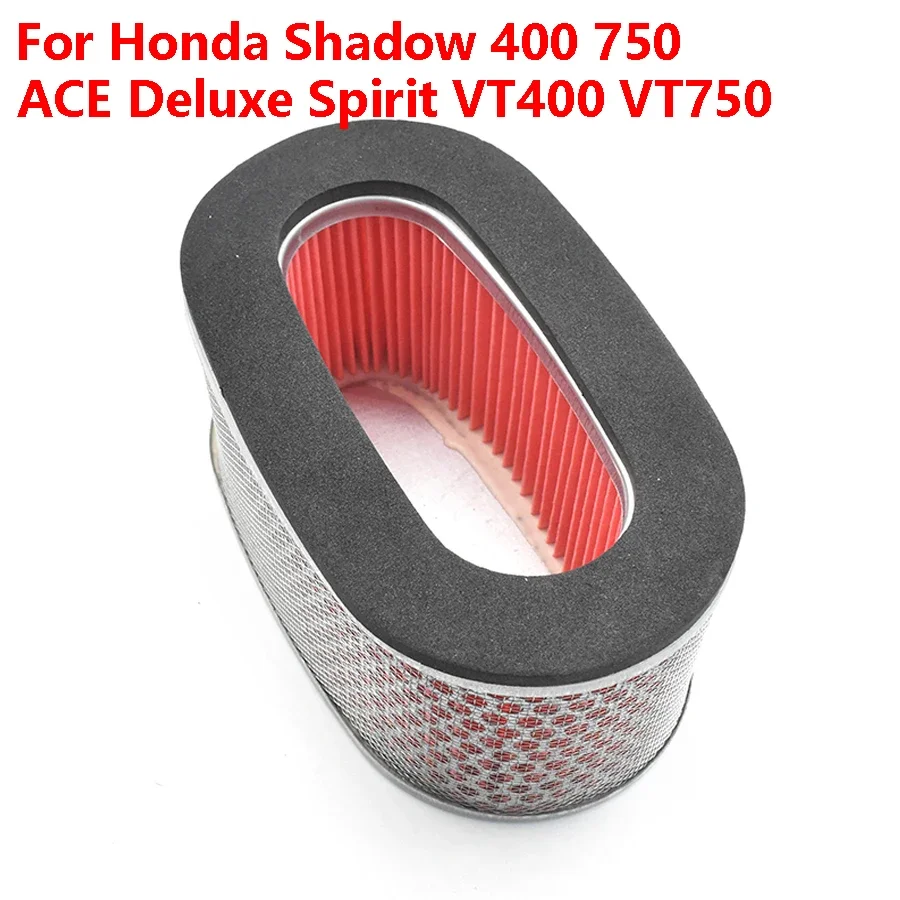 For Honda Shadow 400 750 ACE Deluxe Spirit VT400 VT750 1997 1998 1999 2000 2001 2002 2003 Motorcycle Intake Cleaner Air Filter