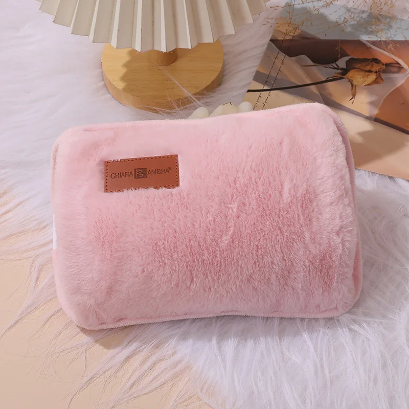 EU/AU/UK Plug Rabbit Hand Warmer Electric Hot Water Bag Soft Explosion-Proof Charging Heating Water Bags Winter