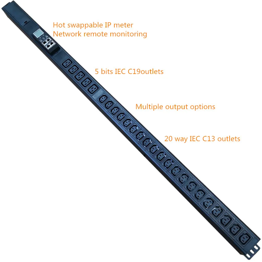 Custom Electrical Equipment SNMP V1 Remote Monitoring IP Meter Power Distribution Unit PDU socket