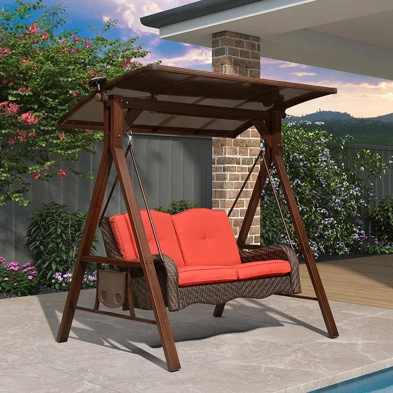 

Villa Garden Swing Courtyard Double Rocking Chair Terrace Hanging Chair Garden