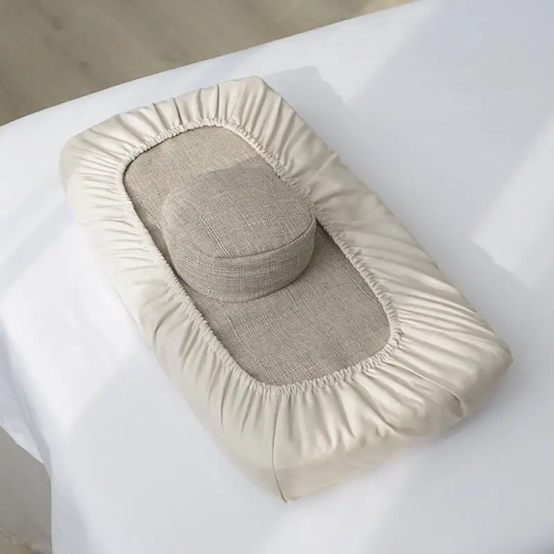 Beauty Salon Matching Pillowcase Whole Circle Wrap Non-Slip Rectangular Pillowcase Semi-Circular Beauty Bed Accessories