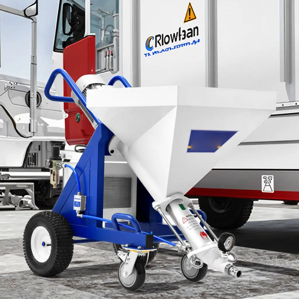 Gold Seller Multi-Functional High Quality Electric Brushless Waterproof Coating Mortar Real Stone Paint Cement Spray Machine