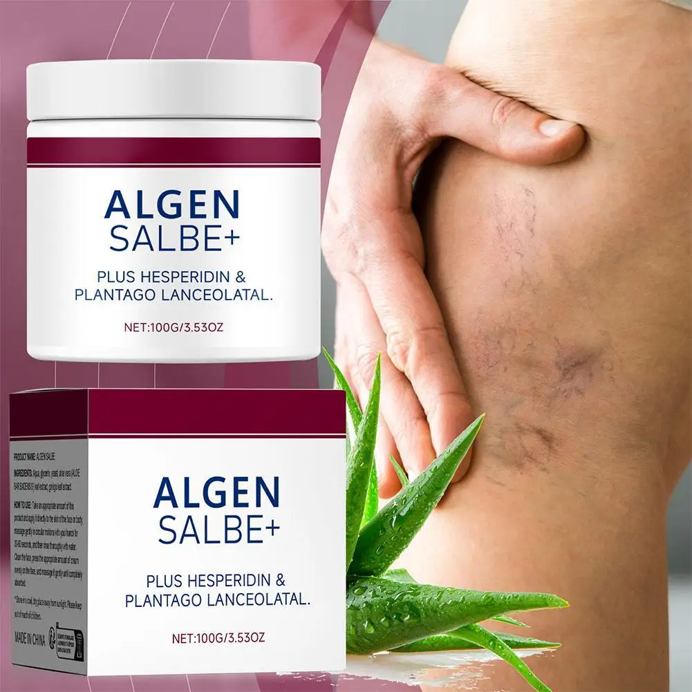 100g crema per la riparazione delle vene Varicose Tongmai efficace allevia il rigonfiamento delle gambe crema per il trattamento del dolore vasculite flebite rimuovere la vena