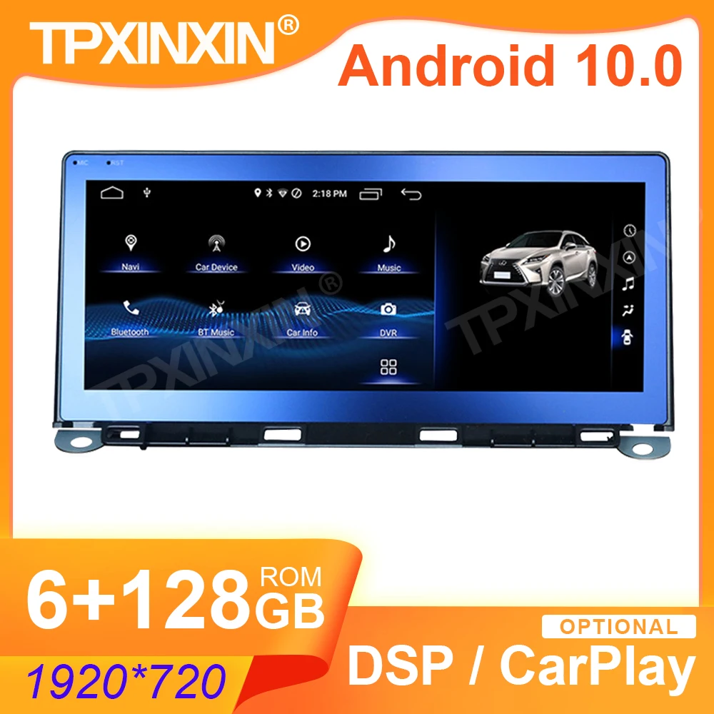 TPXINXIN 1920*1280 Wireless CarPlay Android13Auto Car Multimedia For Lexus NX 2017+ Head Unit Touch Screen Rear Camera