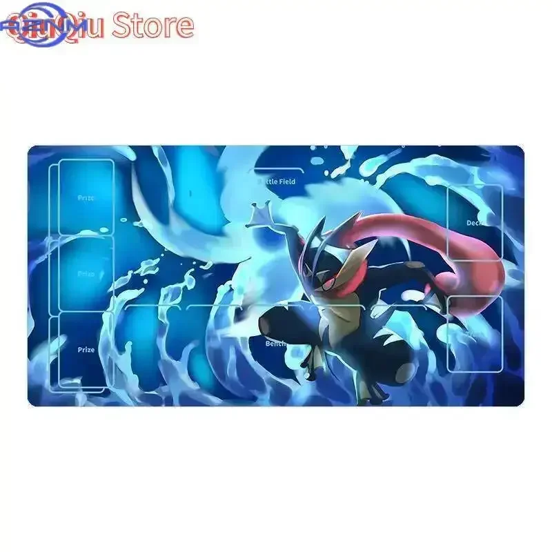 Anime Giant Gengar Pokemon Playmat PTCG Trading Card Game Table Mouse Pad For Card Game Play