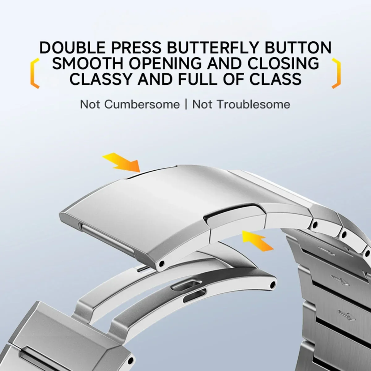 Cinturino in metallo per Samsung Galaxy Watch 8/8Classic Ultra 2025 cinturino in acciaio inossidabile per Galaxy Watch 7 47mm accessori per cintura