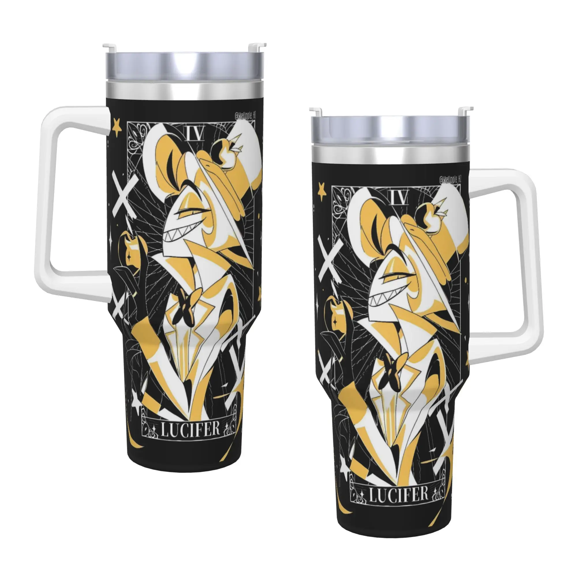 

Термокружка Hazbin Hotel: Бутылка для холодных напитков и воды, сохраняющая тепло, из нержавеющей стали, для кофе, дизайн для автомобиля