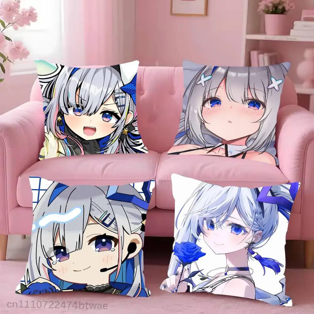 Hololive Amane Kanata Pillowcases Cute Funny Pillow Case For Wedding Party Home Decor Comfy Pillow Cove