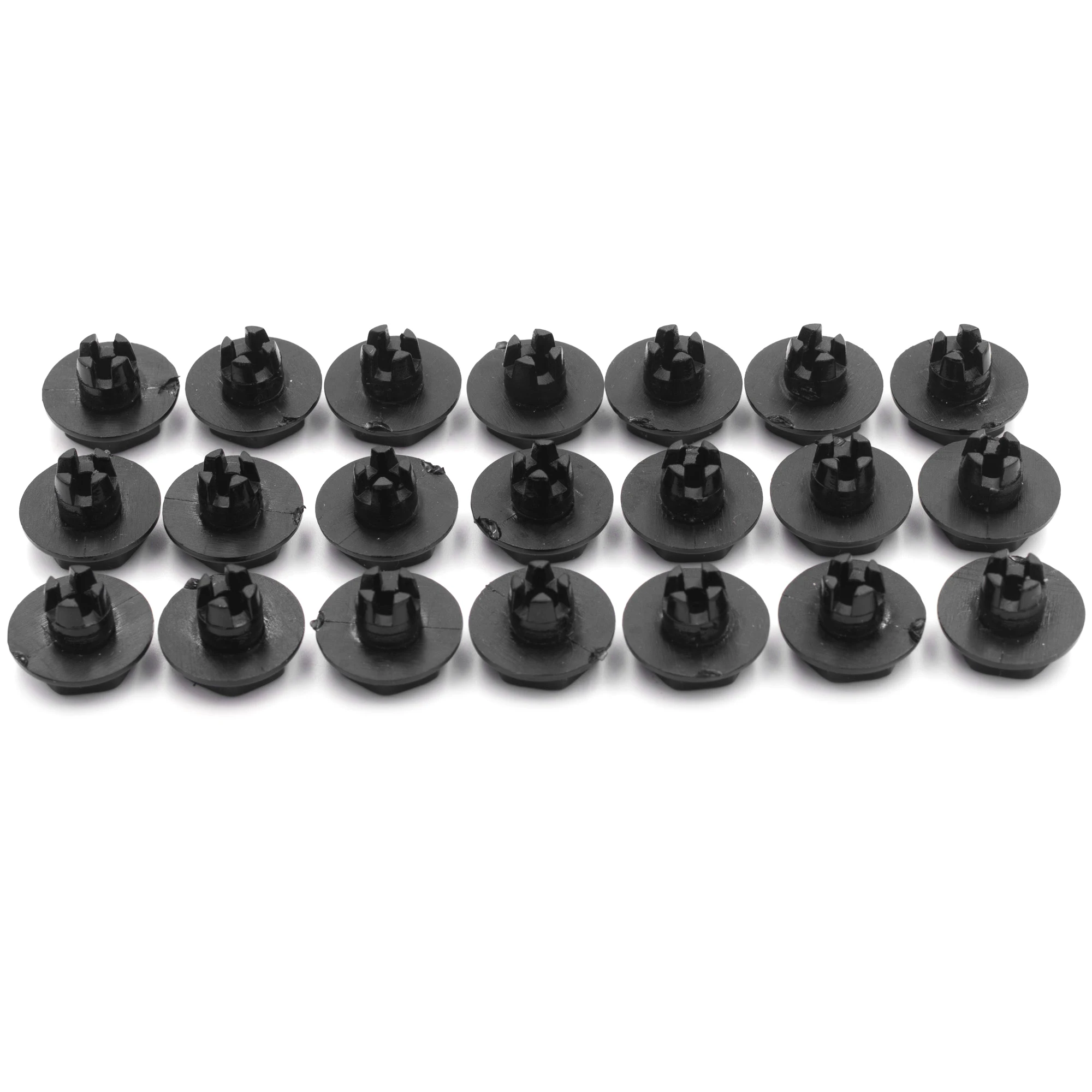 CFPerformance 125 Stück 7,6 mm Radmuttern Schrauben für Felgenrand-Dekoration Ersatznieten Schrauben Auto-Außenteile Universalteile – Detail 9