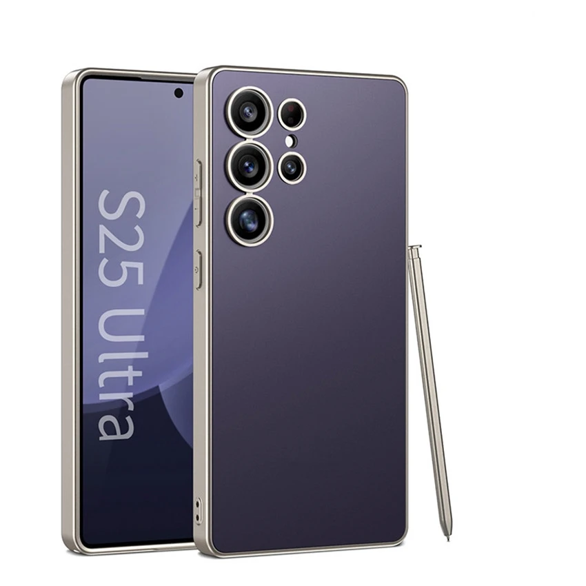 ​ สําหรับ Samsung S25ultra Skin Feeling โทรศัพท์มือถือกรณี Simple ป้องกันกรณีอุปกรณ์เสริม